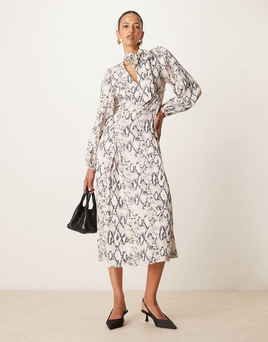 Carla Scarf Midaxi Dress