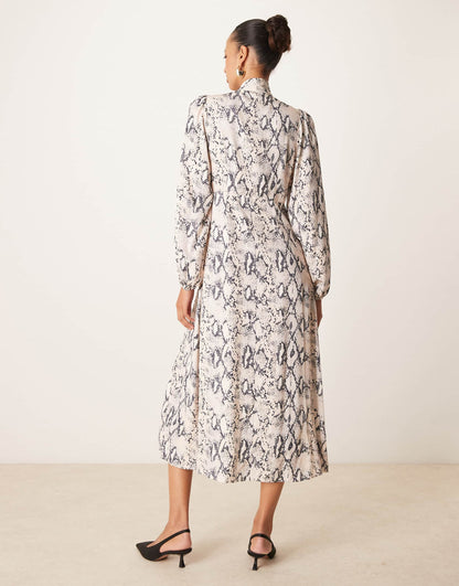 Carla Scarf Midaxi Dress