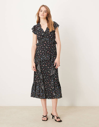 Suvi Ruffle Midaxi Dress
