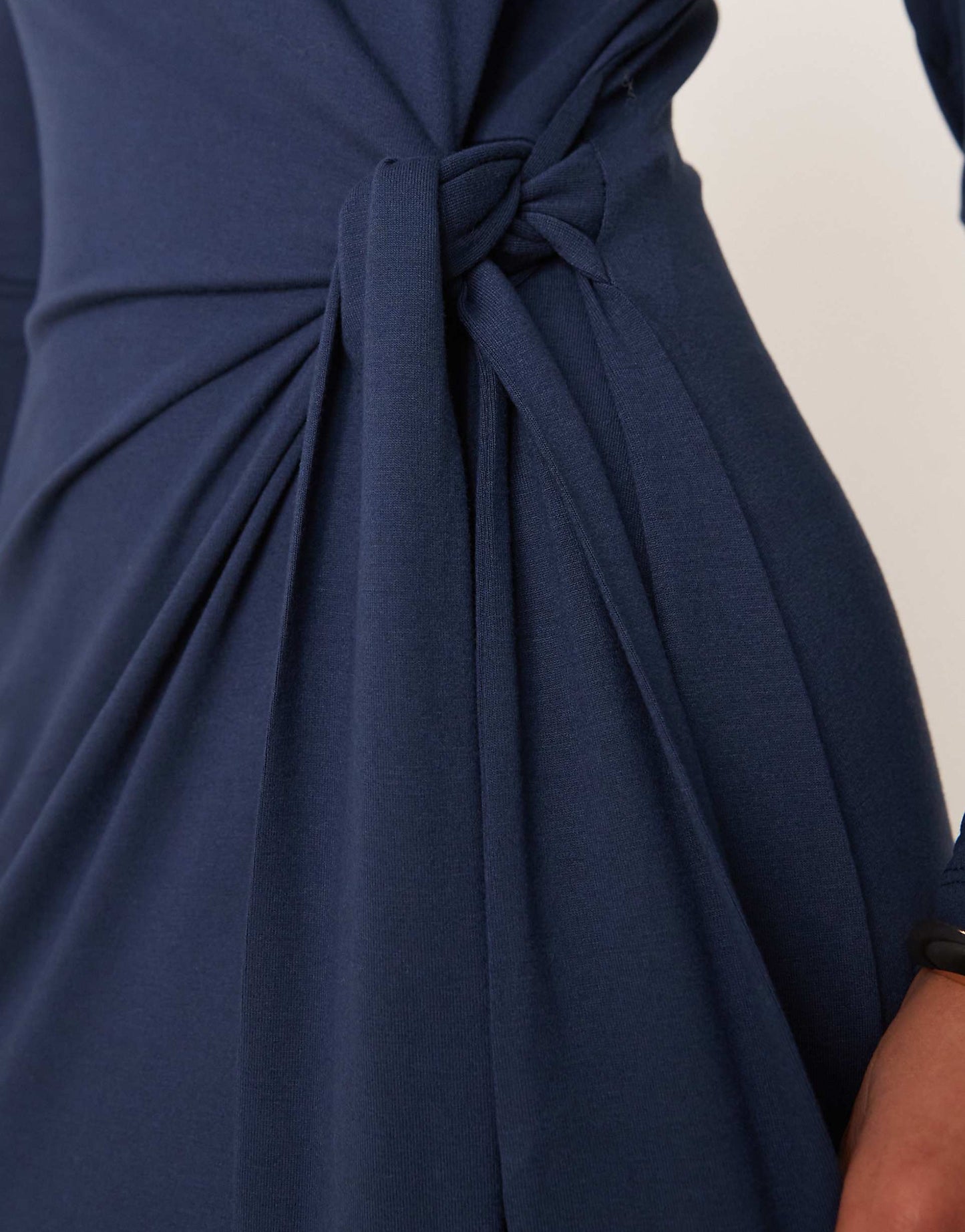 Dakota Knot Detail Long Sleeve Midi Dress
