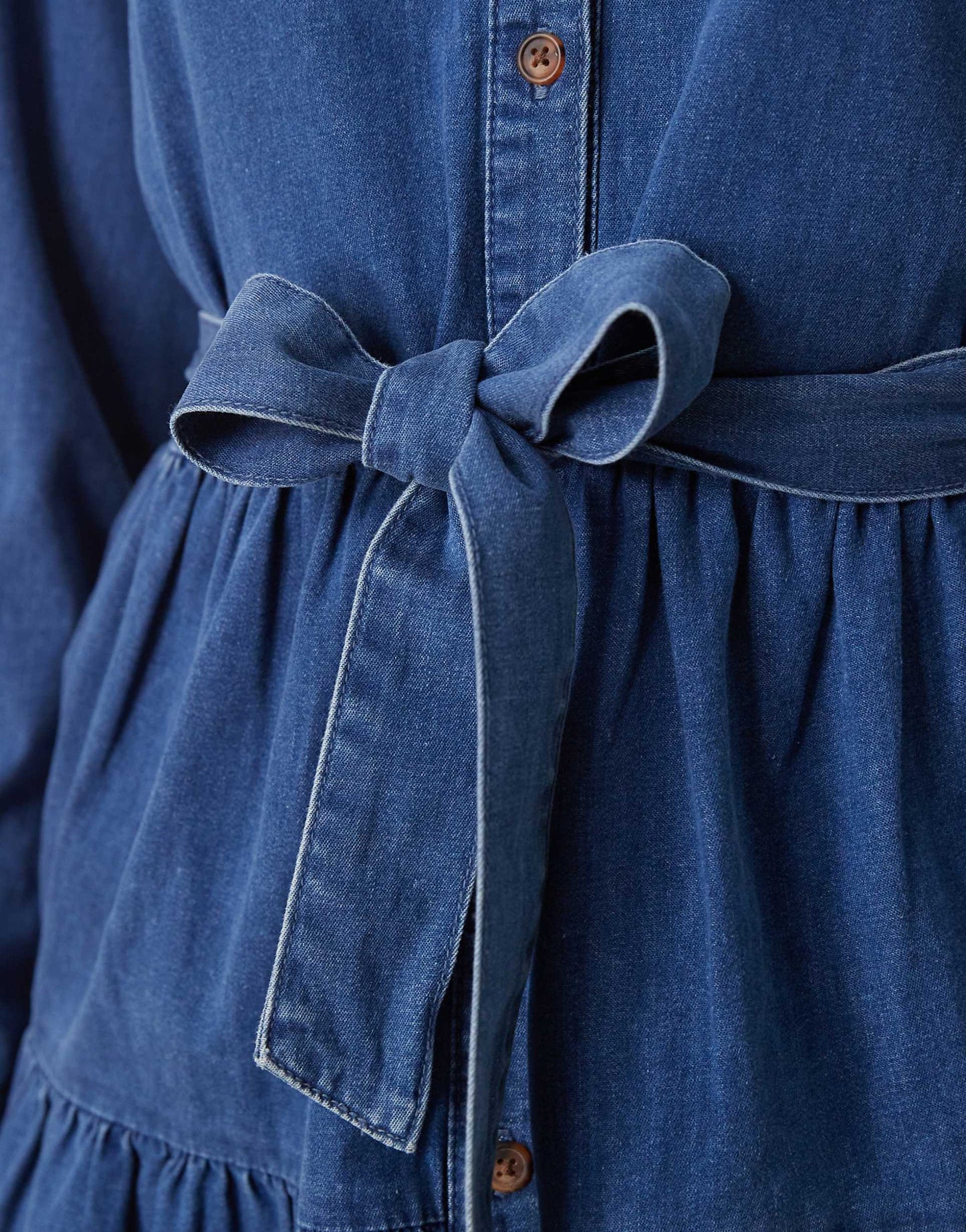 Ester Long Sleeve Denim Mini Dress