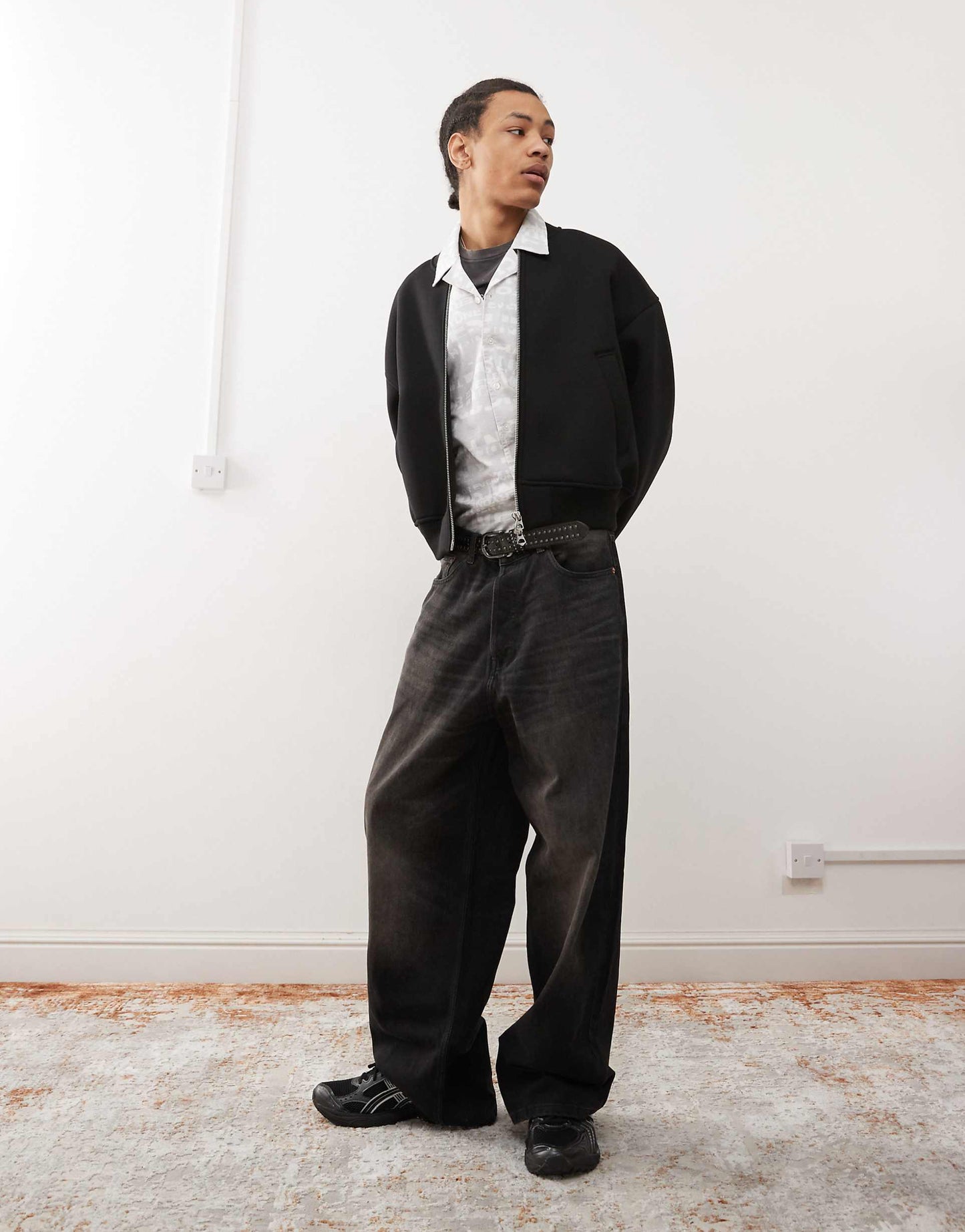 Sammy Oversized Scuba Bomber Jacket