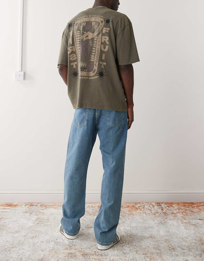 Space Relaxed Fit Straight Leg Jeans