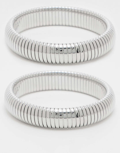 Benny Pack Of 2 Snake Chain Bangles