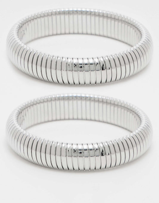 Benny Pack Of 2 Snake Chain Bangles