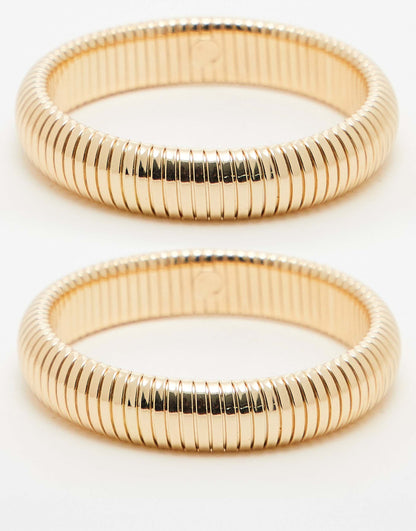 Benny Pack Of 2 Snake Chain Bangles