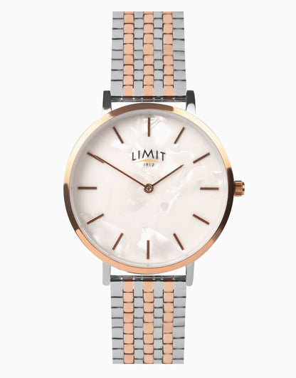 Classic 36Mm Womens Round Gold Analogue Watch