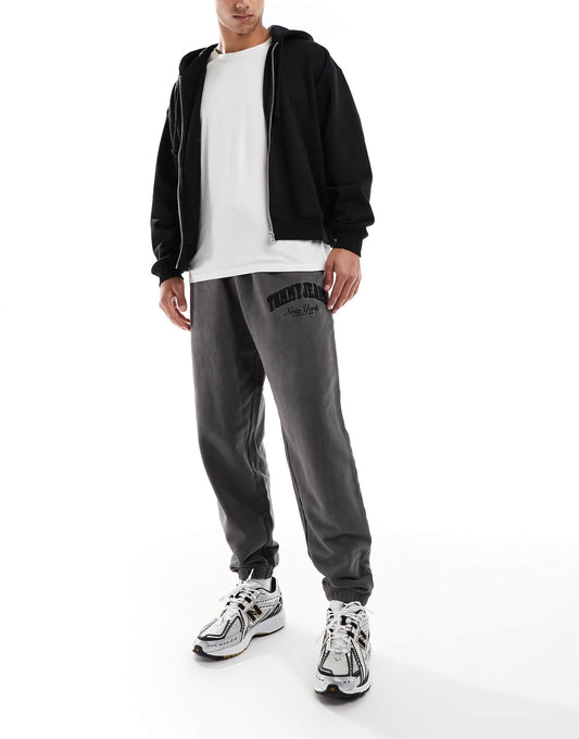 Varsity Washed Relaxed Joggers