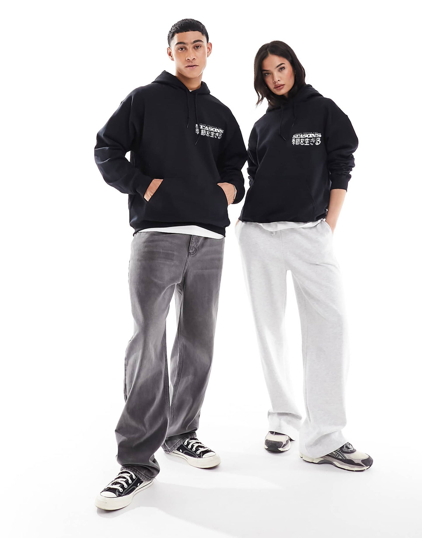 Seasons Hoodie Front And Back Print Classic Hoodie