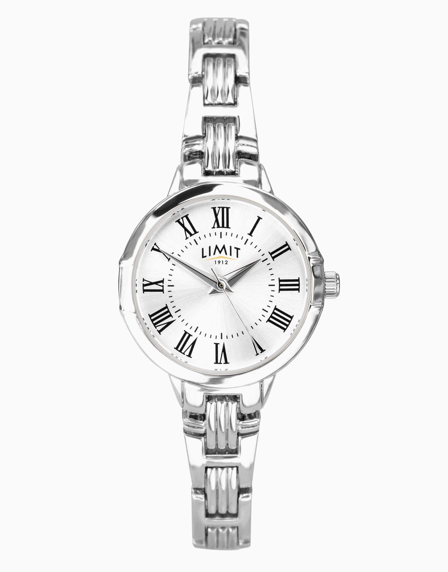 Classic 26Mm Womens Round Silver Analogue Watch