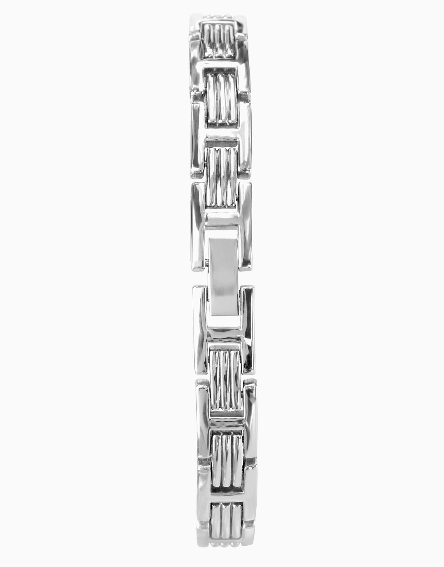 Classic 26Mm Womens Round Silver Analogue Watch