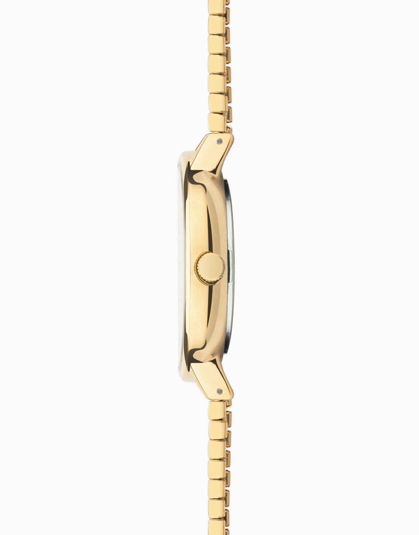 Classic 26Mm Womens Round Gold Analogue Watch