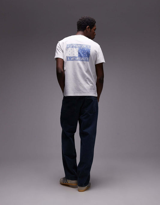Paisley Flag Backprint T-Shirt
