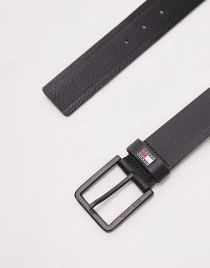 Elevated Flag Logo Leather 3.5 Belt