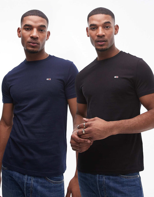2 Pack Slim Logo T-Shirts