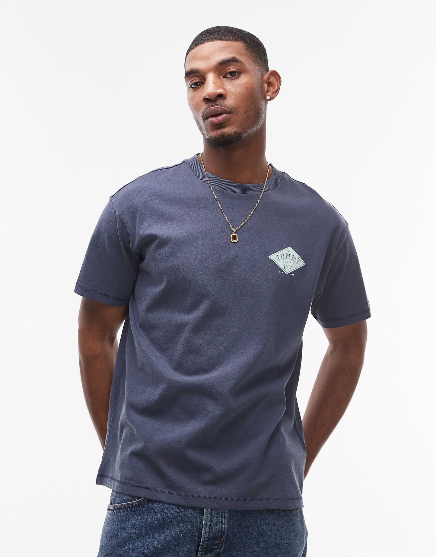 Diamond Backprint Graphic T-Shirt
