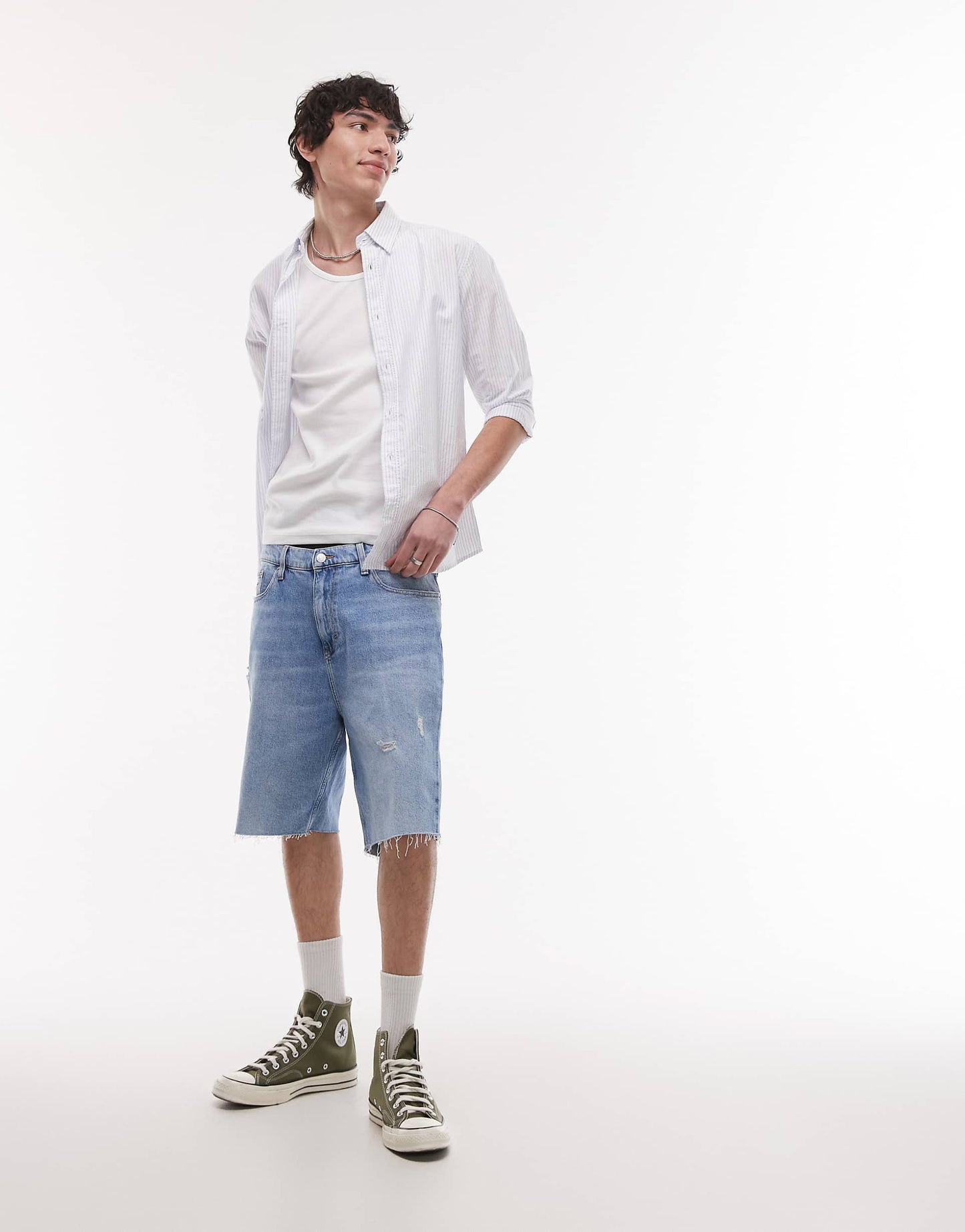 Isaac Crest Pocket Relaxed Denim Jorts