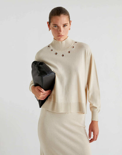 Eyelet Set Jumper