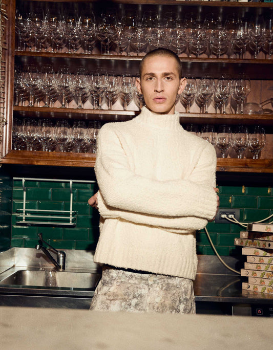 Collection Textured Knitted Jumper