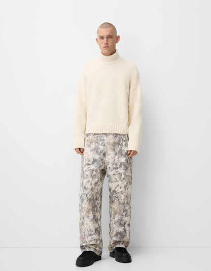 Collection Textured Knitted Jumper