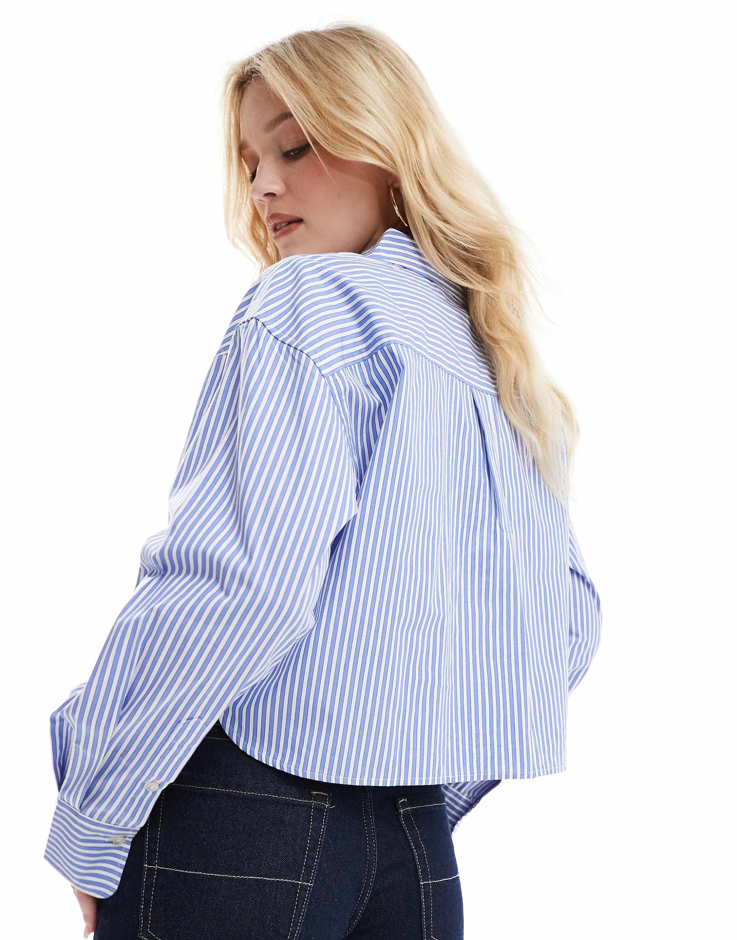 Oversized Cropped Shirt