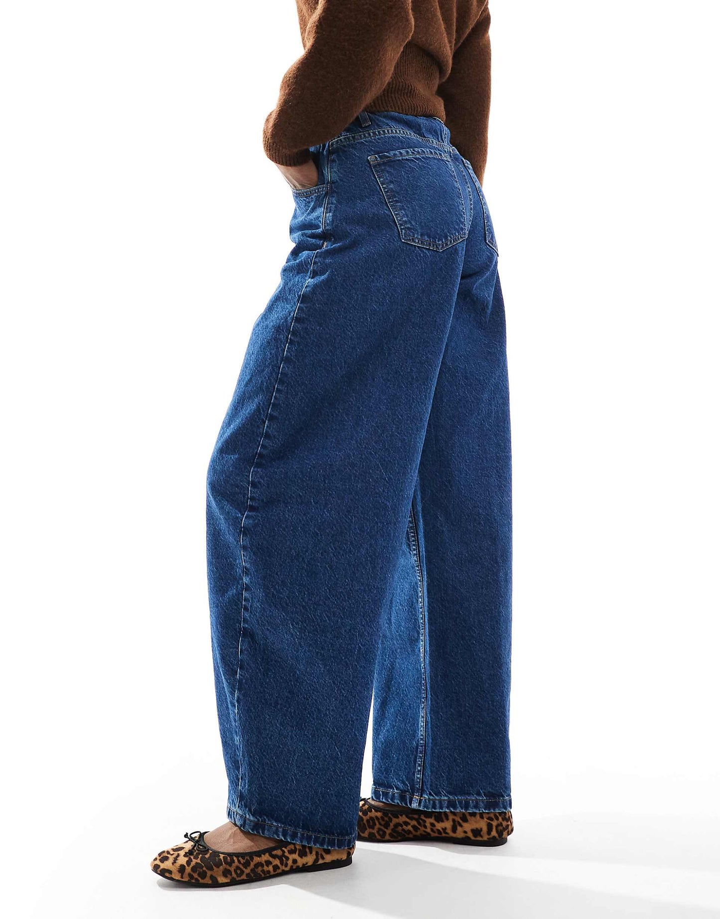 Barrel Leg Jean With Paperbag Waist