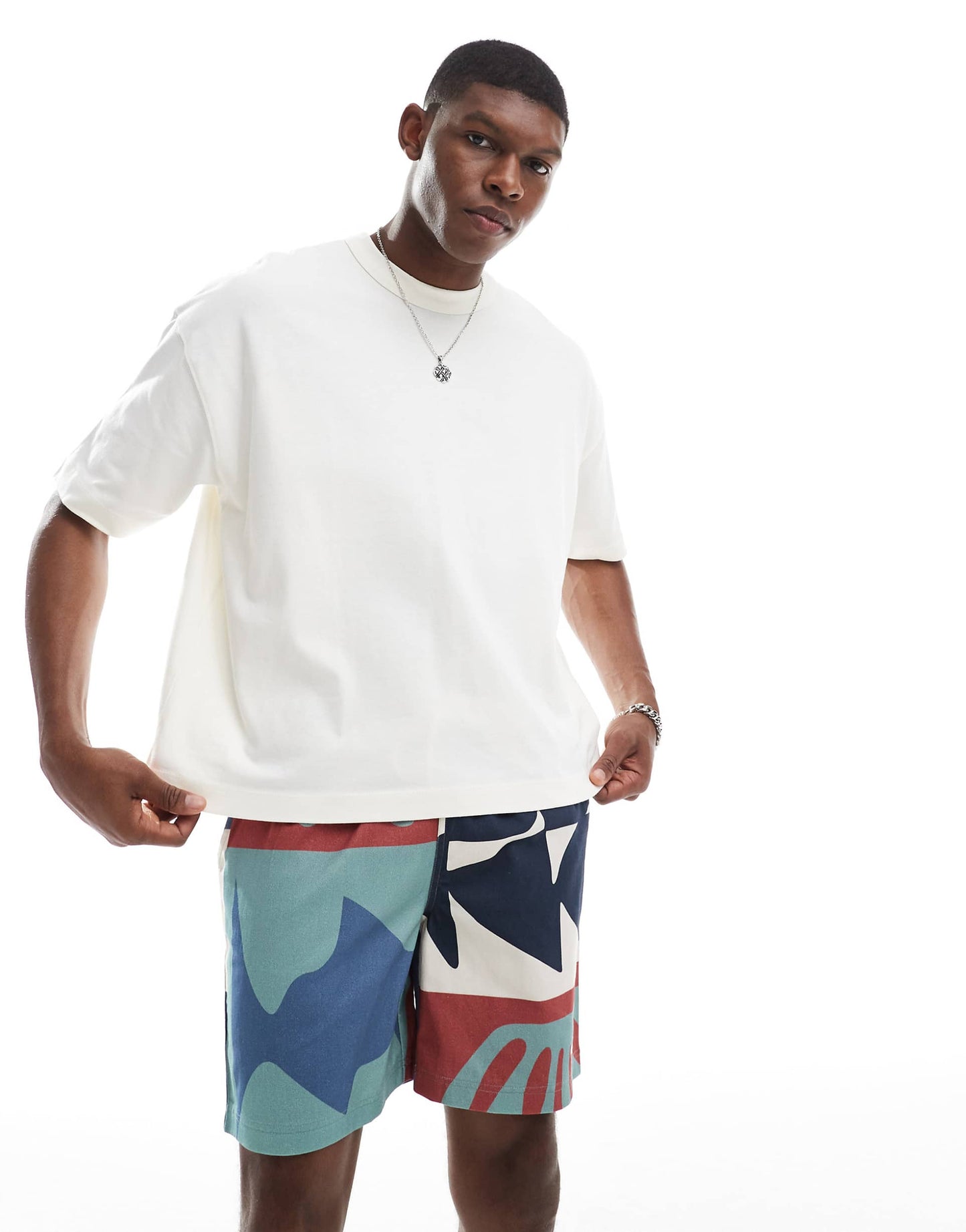 Virginia Drawstring Printed Shorts Multi