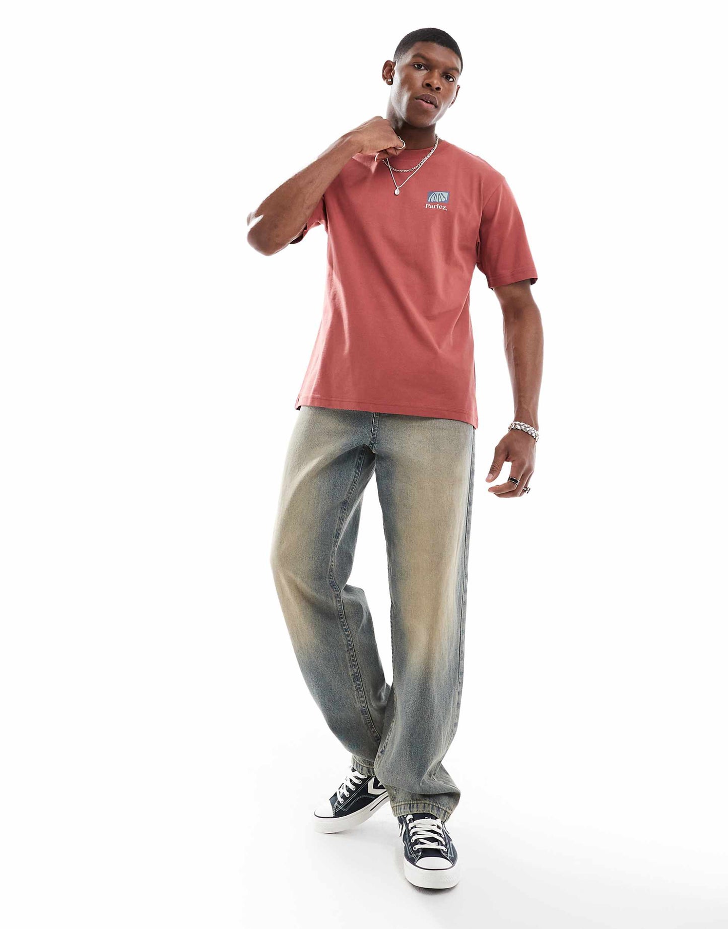 Stallo Short Sleeve Logo T-Shirt With Back Print
