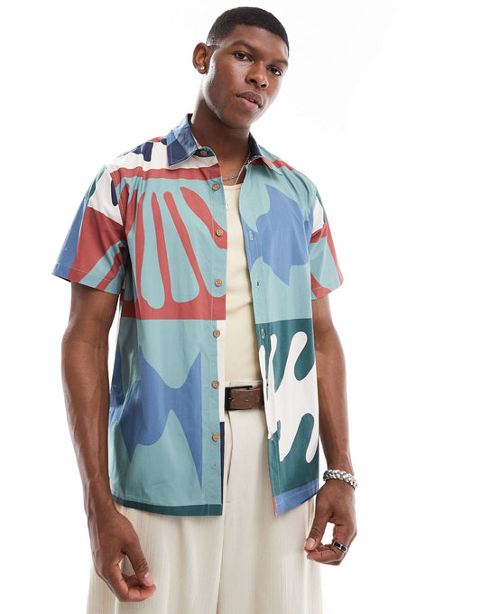 Windfall Short Sleeve Printed Shirt