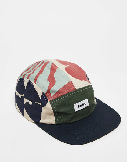 Auden 4 Panel Printed Logo Cap Multi