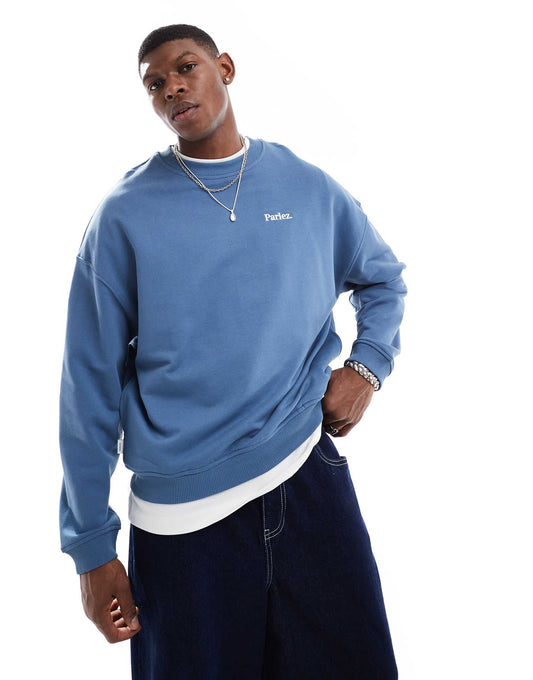 Vernon Crew Neck Logo Sweatshirt