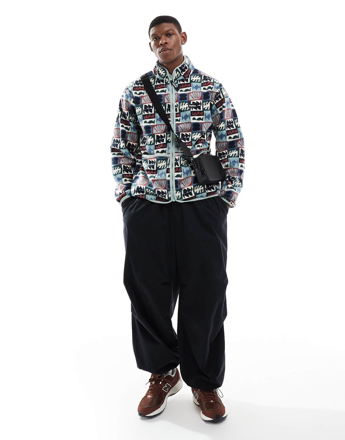 Vassar  Zip Through Printed Fleece