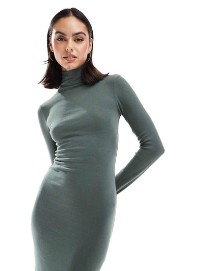 Long Sleeve Midaxi Dress