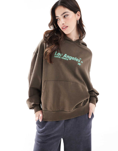 Le Marais Graphic Oversized Hoodie