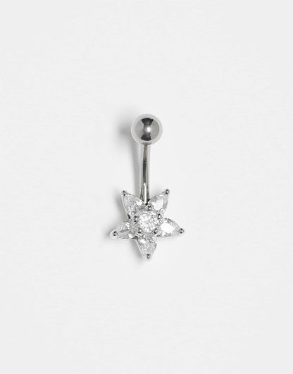 Star Gem Cluster 10Mm Belly Bar