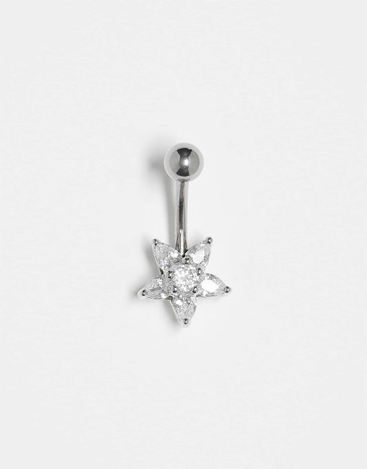 Star Gem Cluster 10Mm Belly Bar