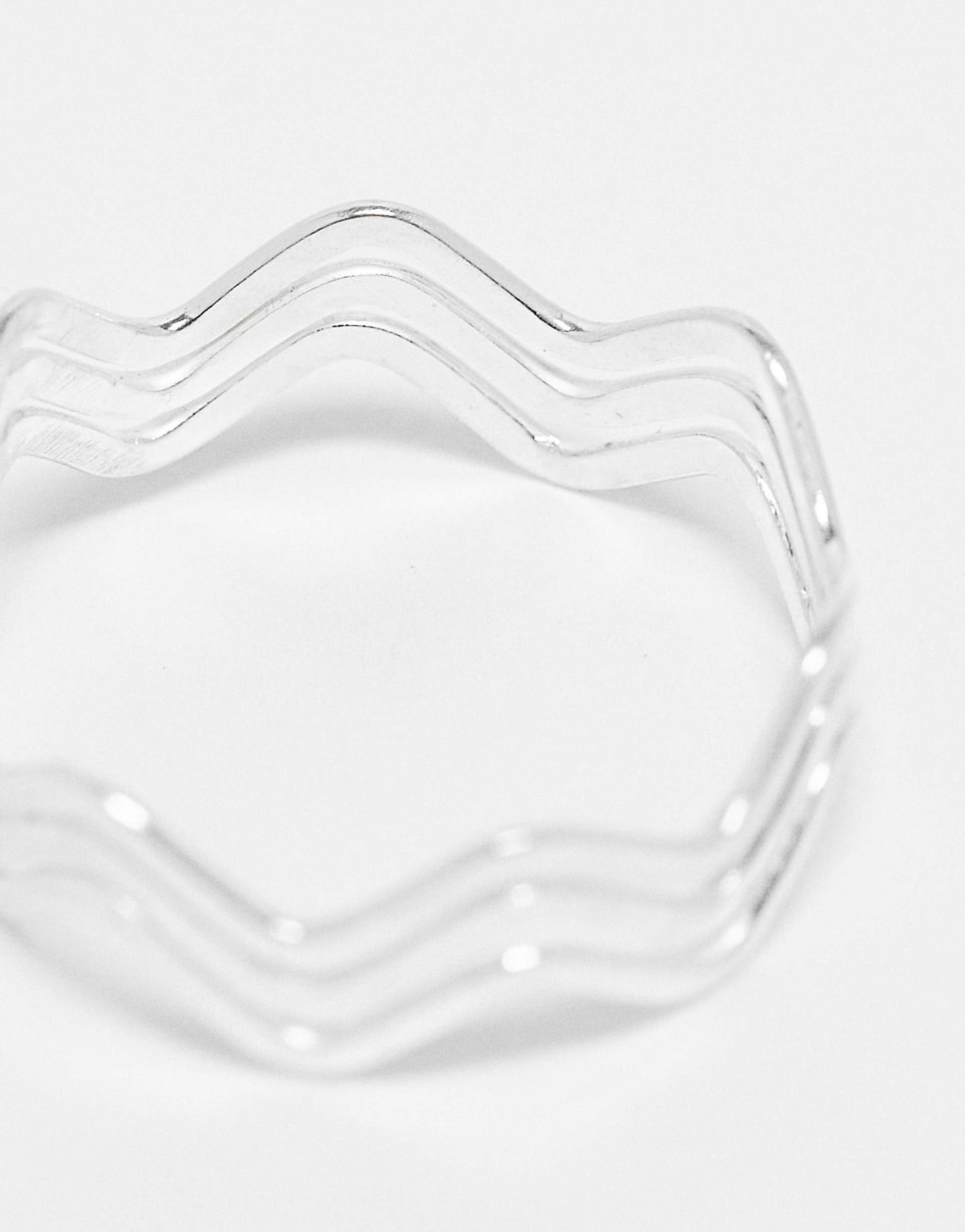 Layered Wave Band Ring
