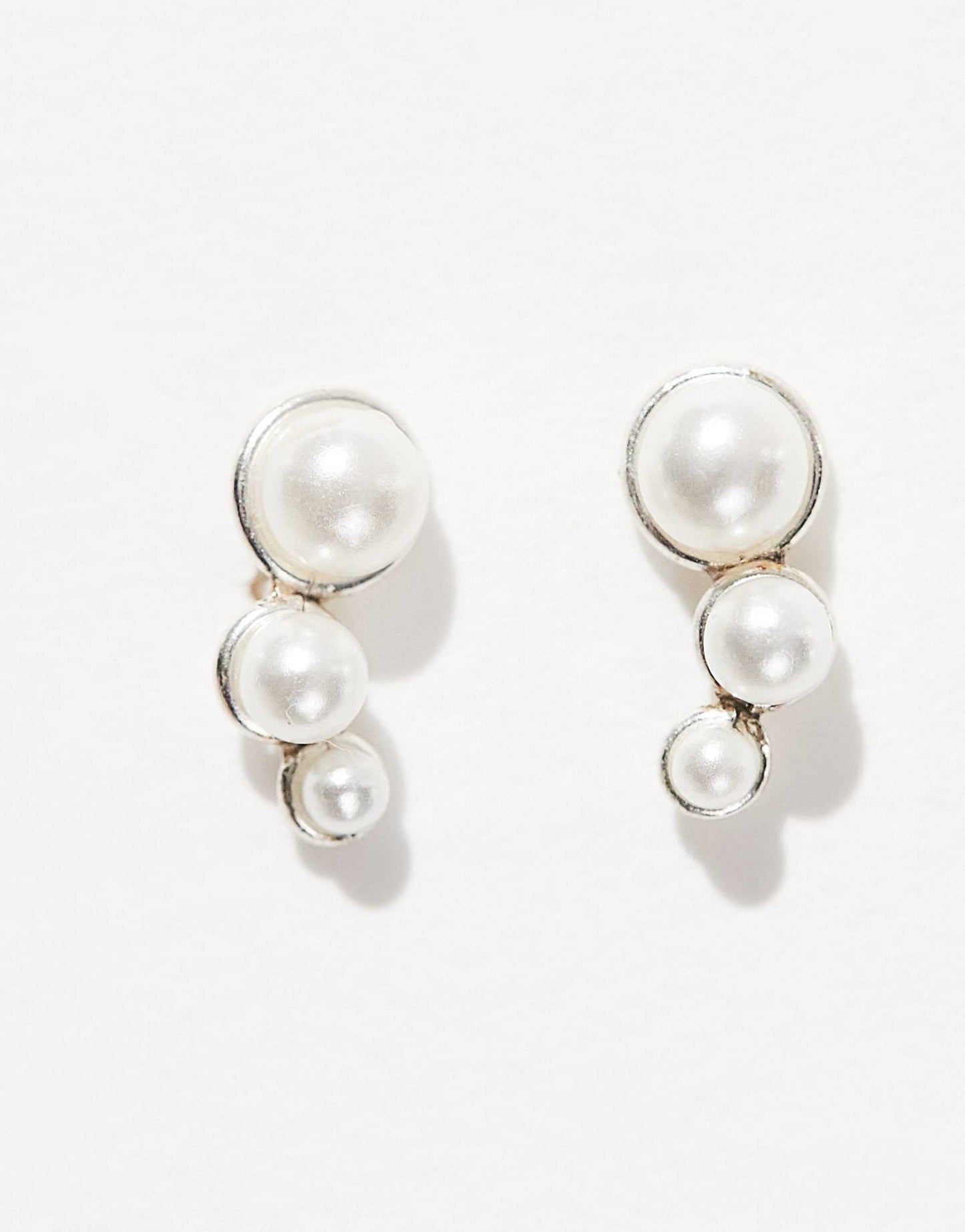 Pearl Crawler Earrings