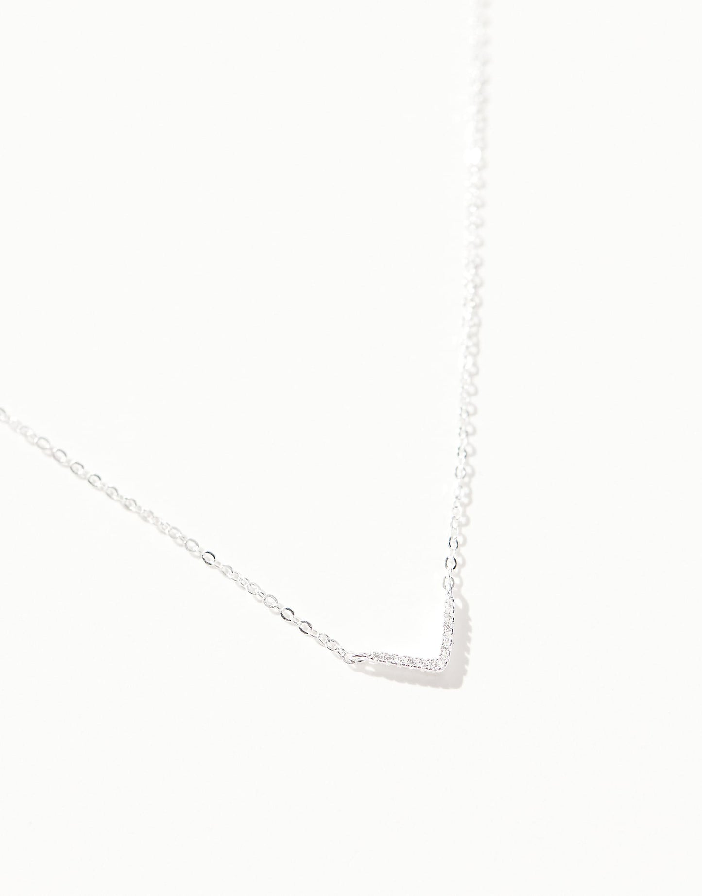 Cz V Necklace