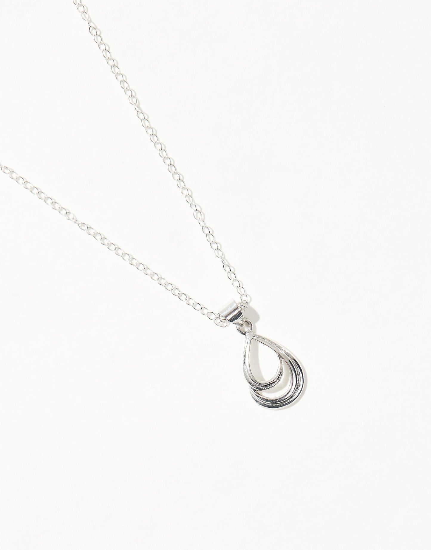 Double Teardrop Necklace