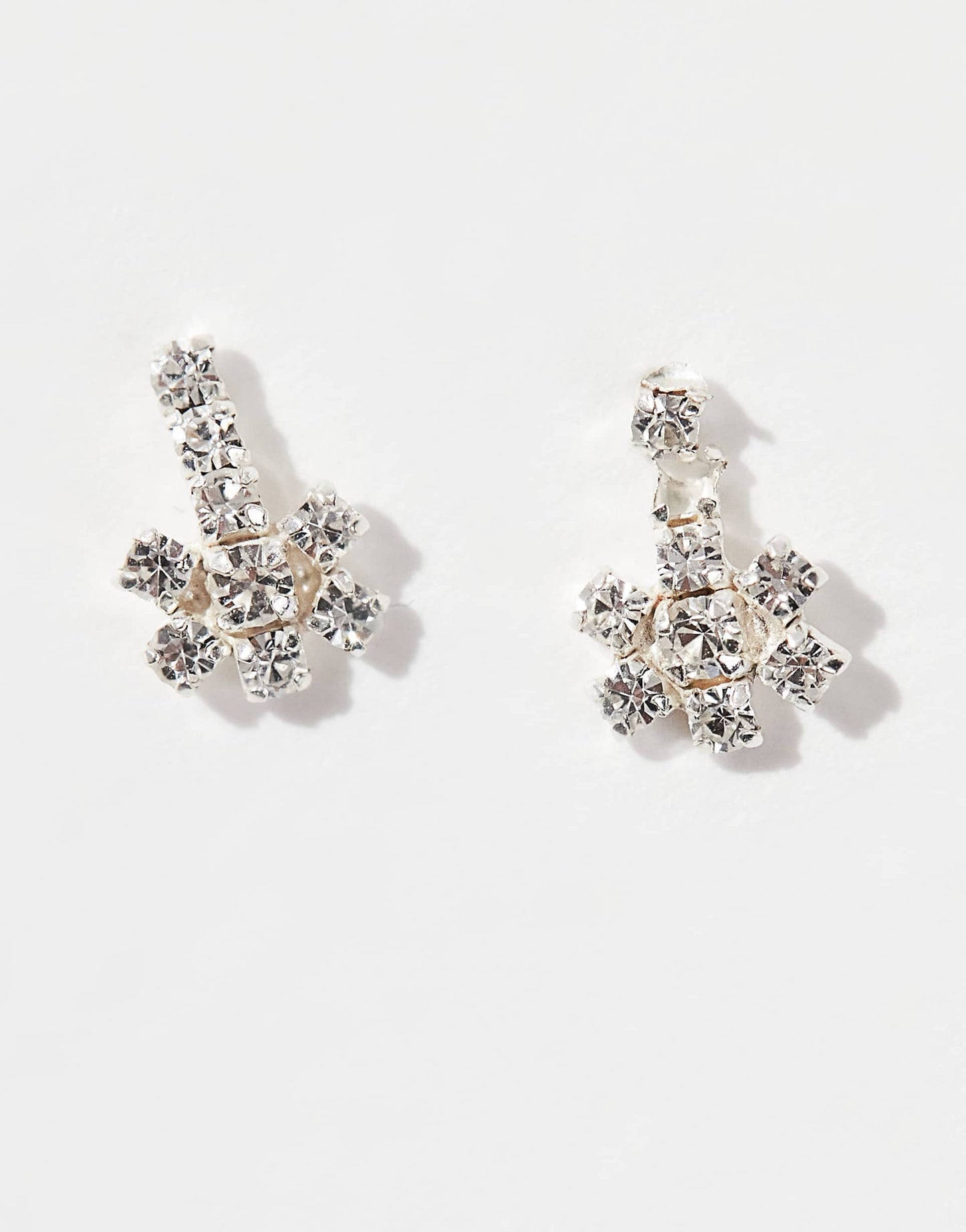 Gemset Flower Stud Earring