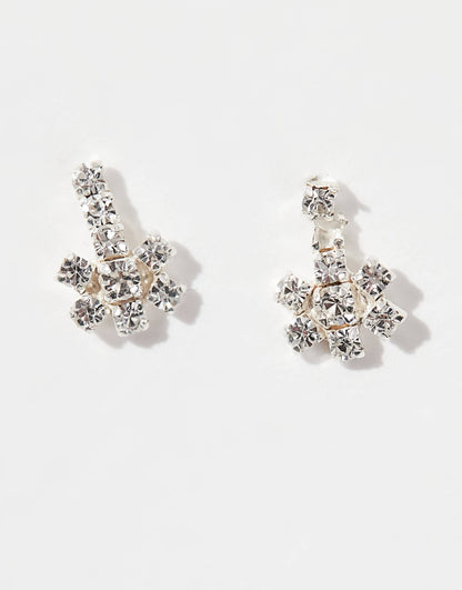 Gemset Flower Stud Earring