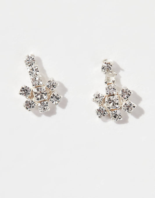 Gemset Flower Stud Earring