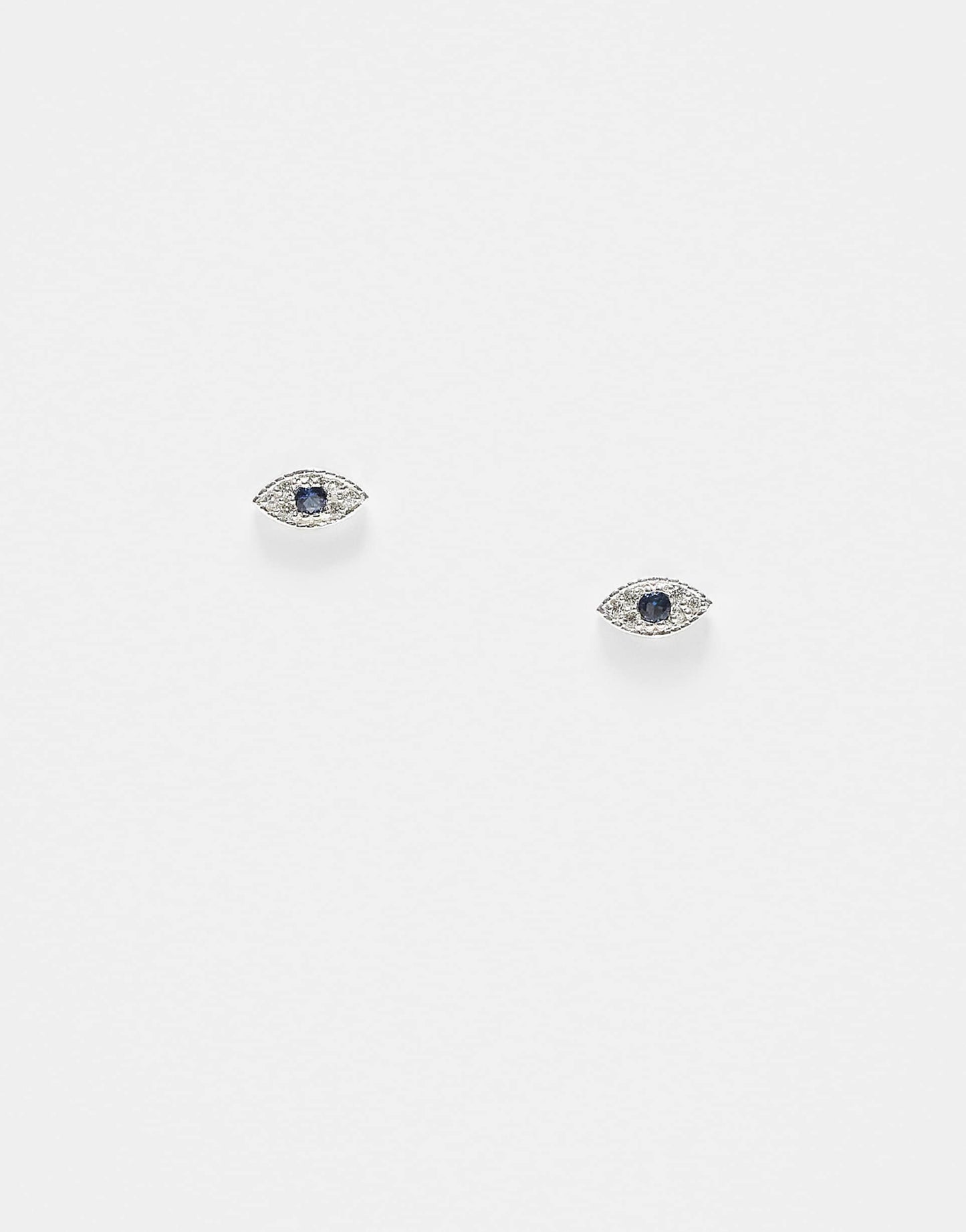 Gemset Eye Stud Earrings