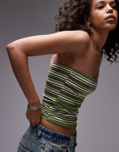Stripe Longline Bandeau