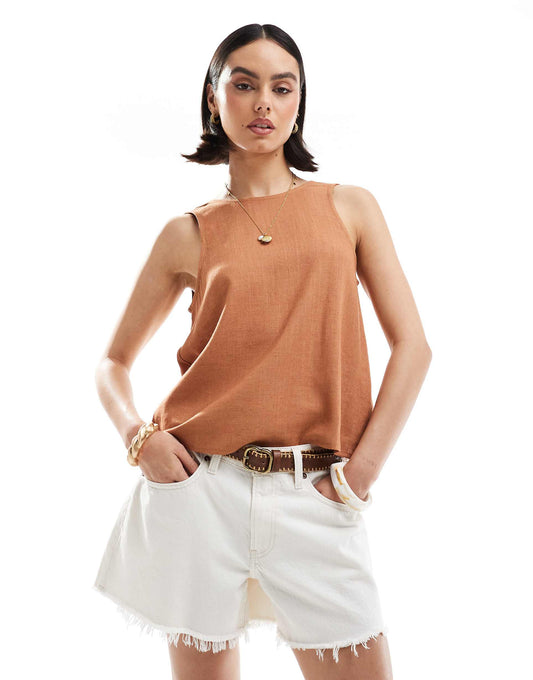 Vest With Scoop Back