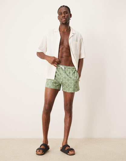 Geo Print Swim Short