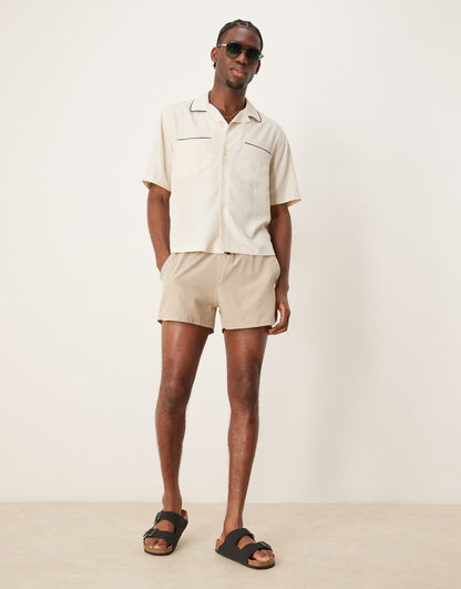 Contrast Trim Swim Short