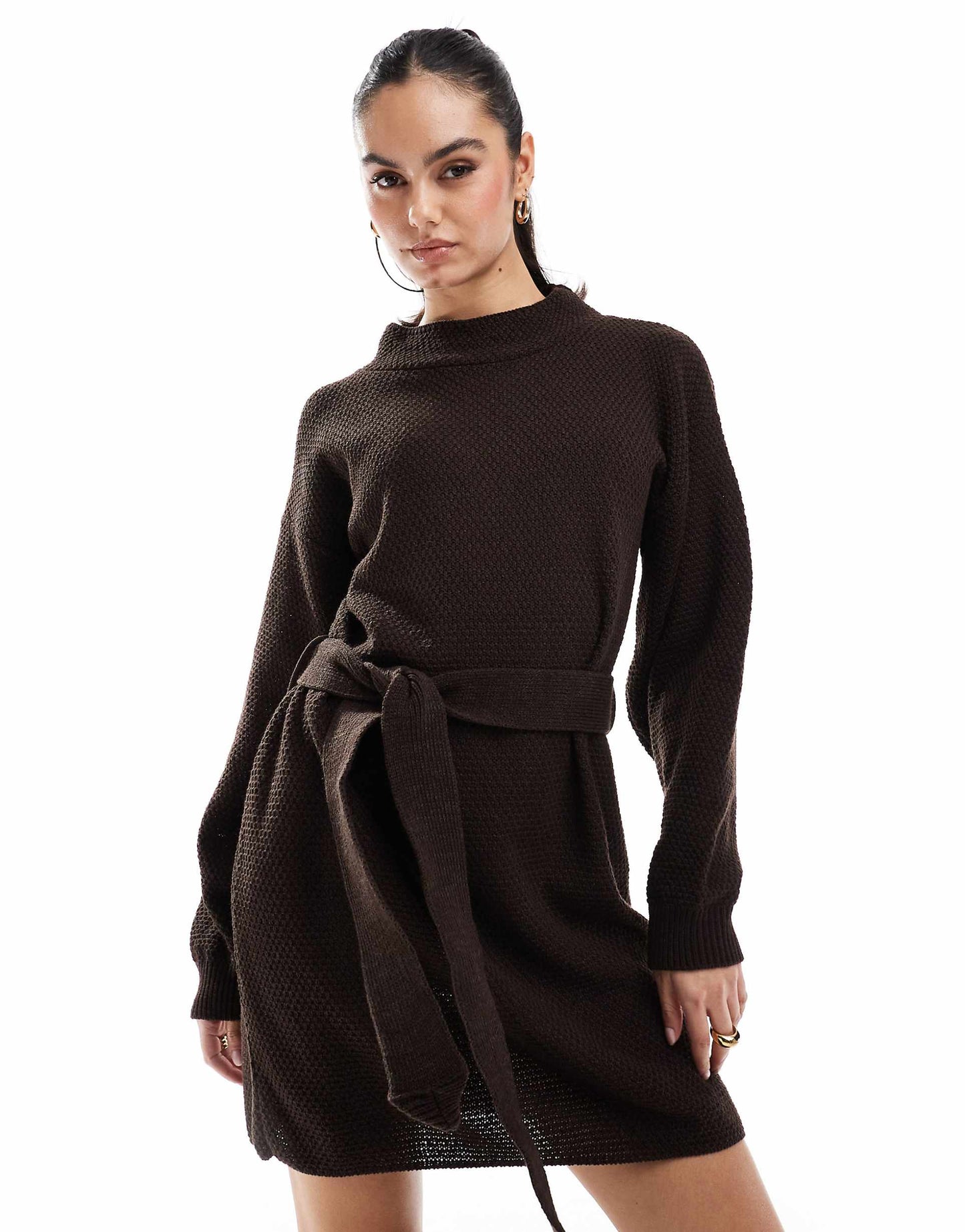 Belted Jumper Mini Dress