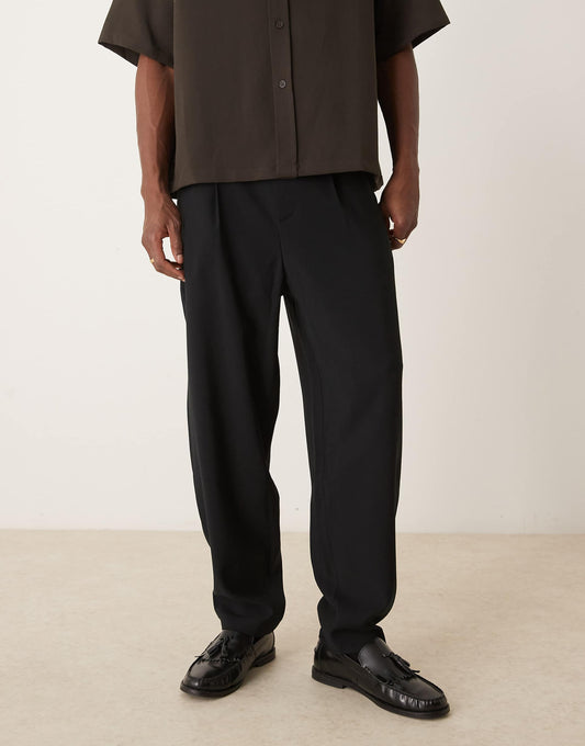 Smart Relaxed Fit Trousers